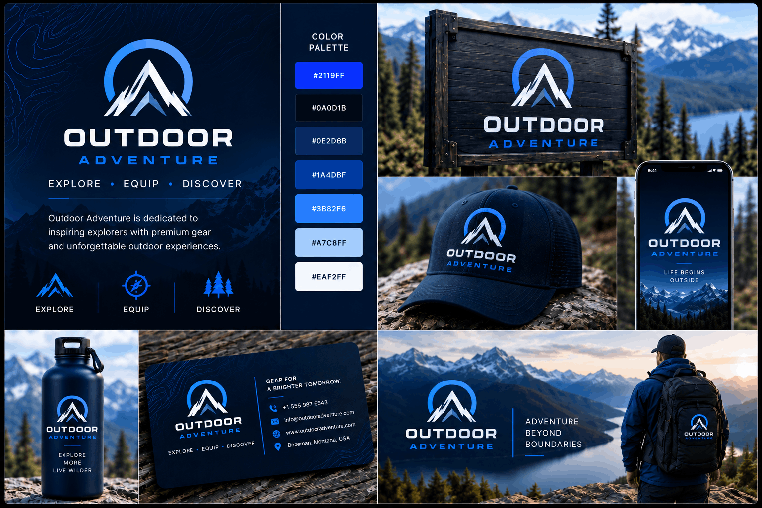 Outdoor Adventure logo design project